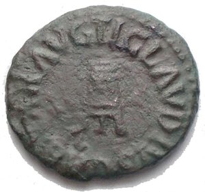 reverse: Impero Romano - Claudio I (41-54). Quadrante. D/ Modio. R/ PON M TR P IMP P P COS II attorno a grande SC. RIC 84. AE. g 2,91. BB+