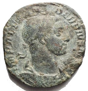 obverse: Impero Romano. Alessandro Severo (222-235). Sesterzio AE. g 18,67