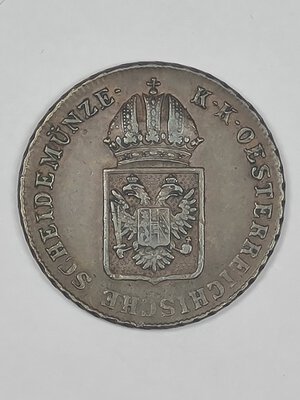 reverse: 1 KREUZER 1816 a AUSTRIA SPL