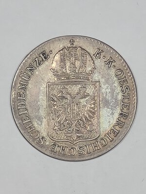 reverse: 6 KREUZER 1849 a AUSTRIA BB/BB+