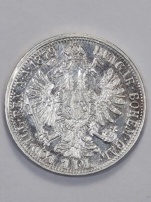 reverse: 1 FIORINO 1879 AUSTRIA BB (LAVATA?)