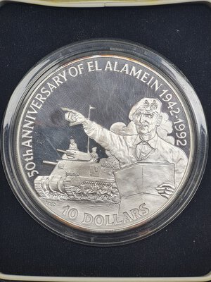 reverse: 10 DOLLARI 1992 BELIZE  (FS) (SCATOLA COMPRESA)