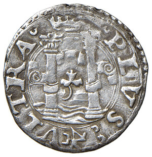 obverse: (L ) Aquila. Carlo d’Asburgo re di Spagna, delle Due Sicilie etc. (1516-1556), V come imperatore del S.R.I. (1519-1554). Cinquina AG gr. 0,63. D’Andrea-Andreani 156. MIR 122. BB