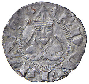 reverse: Arezzo. Repubblica di Firenze (II volta, 1385-1530). Bolognino (circa 1395) AG gr. 1,11. CNI 16/22. MIR 19.  Rarissimo. Fenditura marginale del tondello, altrimenti migliore di BB