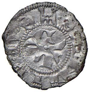 reverse: Ascoli. Conte da Carrara (1414-1420). Bolognino AG gr. 1,09. CNI –. Mazza –. Variante senza la E di ES nella legenda del rovescio (S EMID D S). Molto raro. Migliore di BB