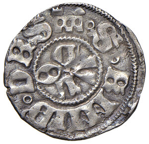 reverse: Ascoli. Eugenio IV (1431-1447). Bolognino AG gr. 0,94. Muntoni 25 var. I. Mazza 87. Berman 310. MIR 312/2. Ex Asta Internazionale del Titano 22/1985, 410. Raro. q.SPL