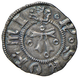 obverse: Ascoli. Francesco Sforza (1433-1445). Bolognino AG gr. 0,98. CNI 3. Mazza 77. Raro. Leggera patina iridescente, q.SPL