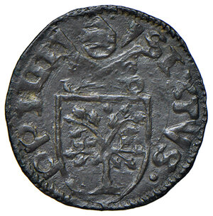 obverse: Ancona. Sisto IV (1471-1484). Picciolo MI gr. 0,63. Muntoni –. Berman 468 var. Dubbini-Mancinelli pag. 74 (1° tipo). MIR 478/3 (Zecca della Marca anconitana: Macerata o Ancona). Villoresi 167 b).  Raro e di ottima qualità per il tipo di moneta, q.SPL