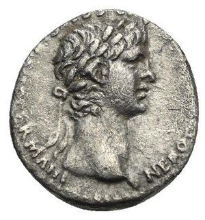obverse: CAPPADOCIA, Caesarea. Nero, 54-68. Hemidrachm (Silver, 14.00 mm, 1.55 g) 59/60. NERO [CLAVD DIVI CLAVD F CAESAR AVG GE]RMANI Laureate head of Nero right. Rev. Victory diademed and draped, seated right on globe, holding wreath with both hands. RIC 617; BMC 409; RPC 3645. No full inscription visible, otherwise, very fine. 

