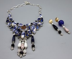 obverse: VENEZIA #2 sodalite, zaffiro e perle Biwa giapponesi, con 12 Bagattini rame (1684-88)