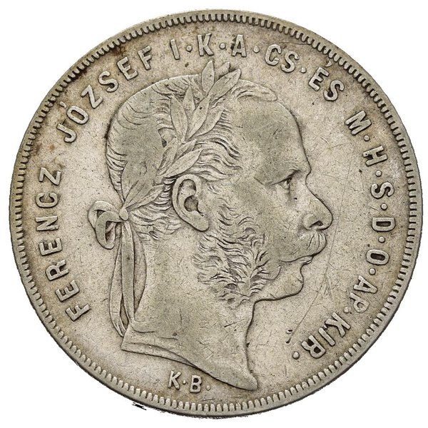 UNGHERIA (Austria). Francesco Giuseppe I (1848-1916). 1 Forint 1879 KB ...