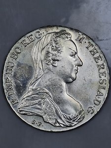 obverse: 1 TALLERO 1780 AUSTRIA 