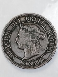 obverse: 1 CENT 1888 CANADA MB/BB