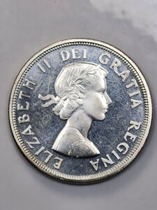 obverse: 1 DOLLARO 1964 CANADA FS