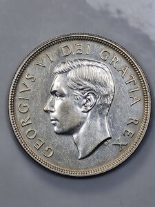 obverse: 1 DOLLARO 1949 CANADA QFDC