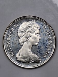 obverse: 1 DOLLARO 1967 CANADA QFDC