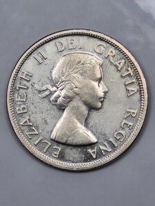 obverse: 1 DOLLARO 1957 CANADA SPL+