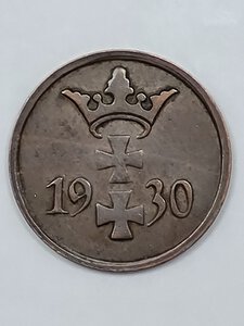 obverse: 1 PFENNIG 1930 DANZICA BB+ (NC)