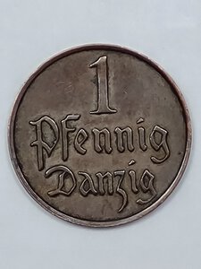 reverse: 1 PFENNIG 1930 DANZICA BB+ (NC)