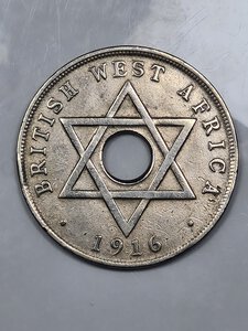 reverse: PENNY 1916 AFRICA BRITANNICA OCCIDENTALE MB