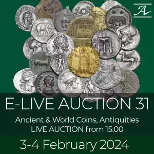 Banner Artemide eLive Auktion 31