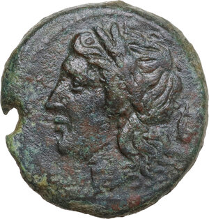 obverse: Messana.  Mamertinoi.. AE Pentonkion, 270-220 BC