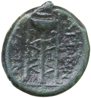 reverse: Central and Southern Campania, Neapolis. AE 15 mm, 300-275 BC