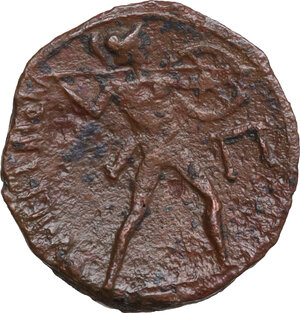 reverse: Messana.  The Mamertinoi.. AE Pentonkion, 211-208 BC