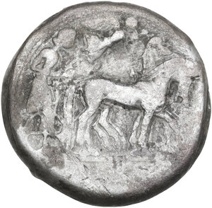 obverse: Syracuse.  Gelon I (485-478 BC).. AR Tetradrachm, c. 485-478 BC