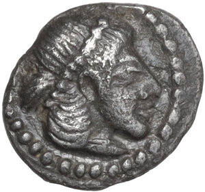 obverse: Syracuse.  Hieron I (478-466 BC).. AR Obol, c. 475-470 BC