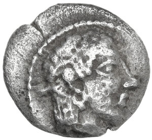 obverse: Syracuse.  Hieron I (478-466 BC).. AR Obol, Local imitation ?, c. 475-470 BC