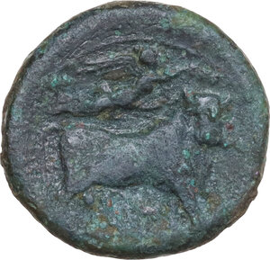 reverse: Central and Southern Campania, Neapolis. AE 18 mm. c. 275-250 BC