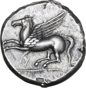 obverse: Syracuse.  (?) Timoleon and the Third Democracy (344-317 BC).. AR Stater, c. 344-339/8