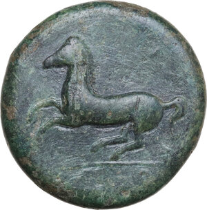 reverse: Syracuse.  Timoleon (334-336 BC).. AE Dilitron. Timoleontic Symmachy coinage, c. 339/8-334 BC