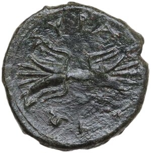 reverse: Syracuse.  Agathokles (317-289 BC).. AE 14 mm