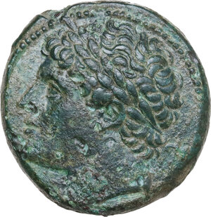 obverse: Syracuse.  Hieron II (274-215 BC).. AE 28 mm. c. 230-215 BC