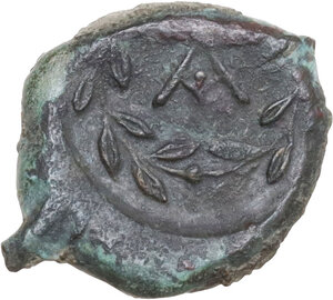 reverse: Tauromenion.  Campanian Mercenaries (c. 354-344 BC).. AE Onkia
