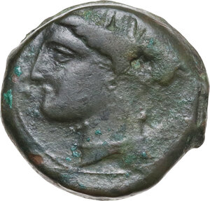 obverse: AE 19 mm. c. 300-264 BC. Uncertain mint