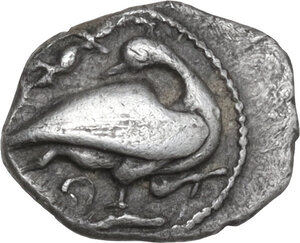 obverse: Macedon, Eion. AR Trihemiobol, 460-400 BC
