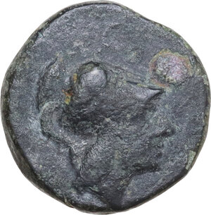 obverse: Northern Apulia, Arpi. AE 14 mm, 215-212 BC