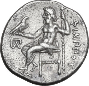 reverse: Kings of Macedon.  Philip III Arrhidaios (323-317 BC).. AR Drachm, Kolophon mint, 323-319 BC