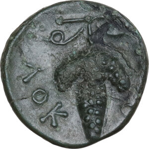 reverse: Lokris, Lokris Opuntii. AE 13 mm., c. 330-300 BC