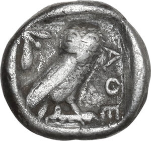 reverse: Attica, Athens. AR Drachm, c. 454-404 BC