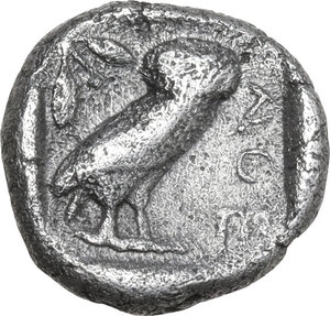 reverse: Attica, Athens. AR Drachm, c. 454-404 BC