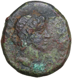 obverse: Kings of Bosporos.  Mithradates III (39-45).. AE 12 Nummi