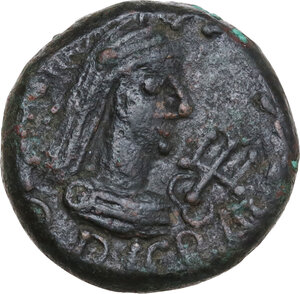 obverse: Kings of Bosporos.  Rhescuporis V (314-343).. AE Stater