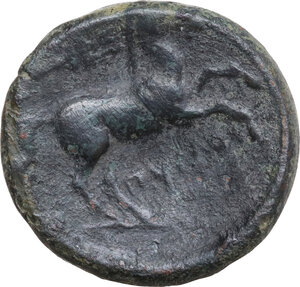 reverse: Northern Apulia, Salapia. AE 22 mm, 225-210 BC