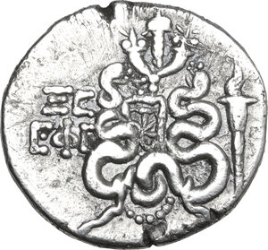 reverse: Ionia, Ephesos. AR Cistophoric Tetradrachm, 81-80 BC