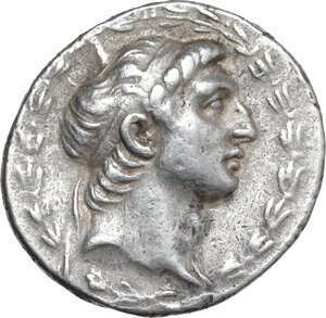 obverse: Seleucid Kings.  Demetrios I Soter (162-150 BC).. AR Tetradrachm, Antioch mint, c. 162-154 BC