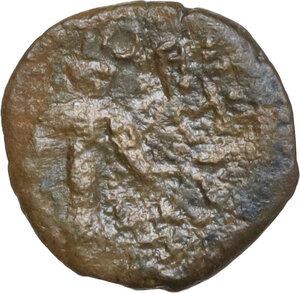 reverse: Judaea, Jerusalem.  Hasmoneans, Alexander Jannaeus (103-76 BC).. AE Prutah